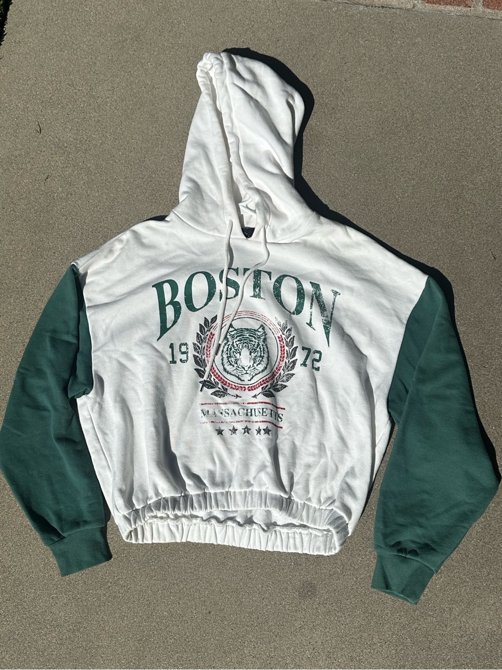 Boston graphic hoodie